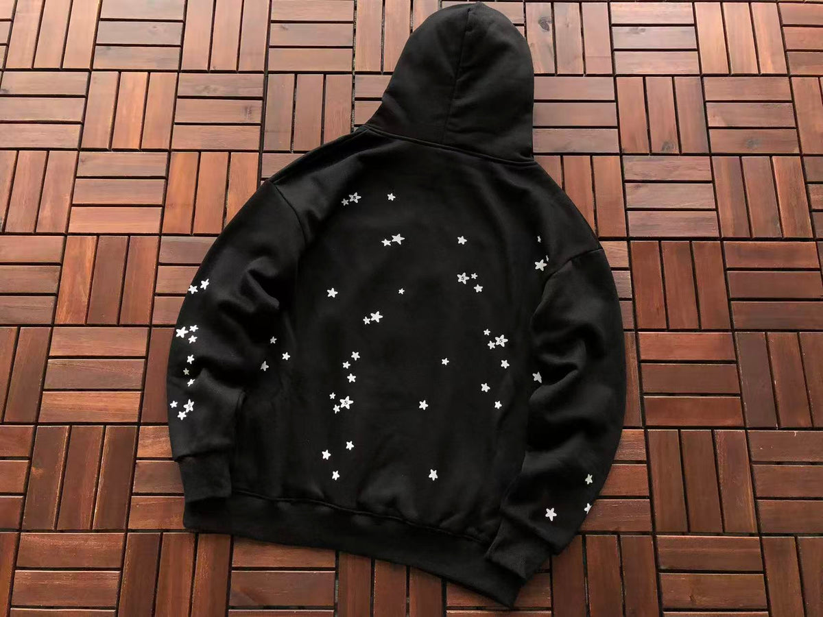 Black and Yellow Jeffery Web Hoodie