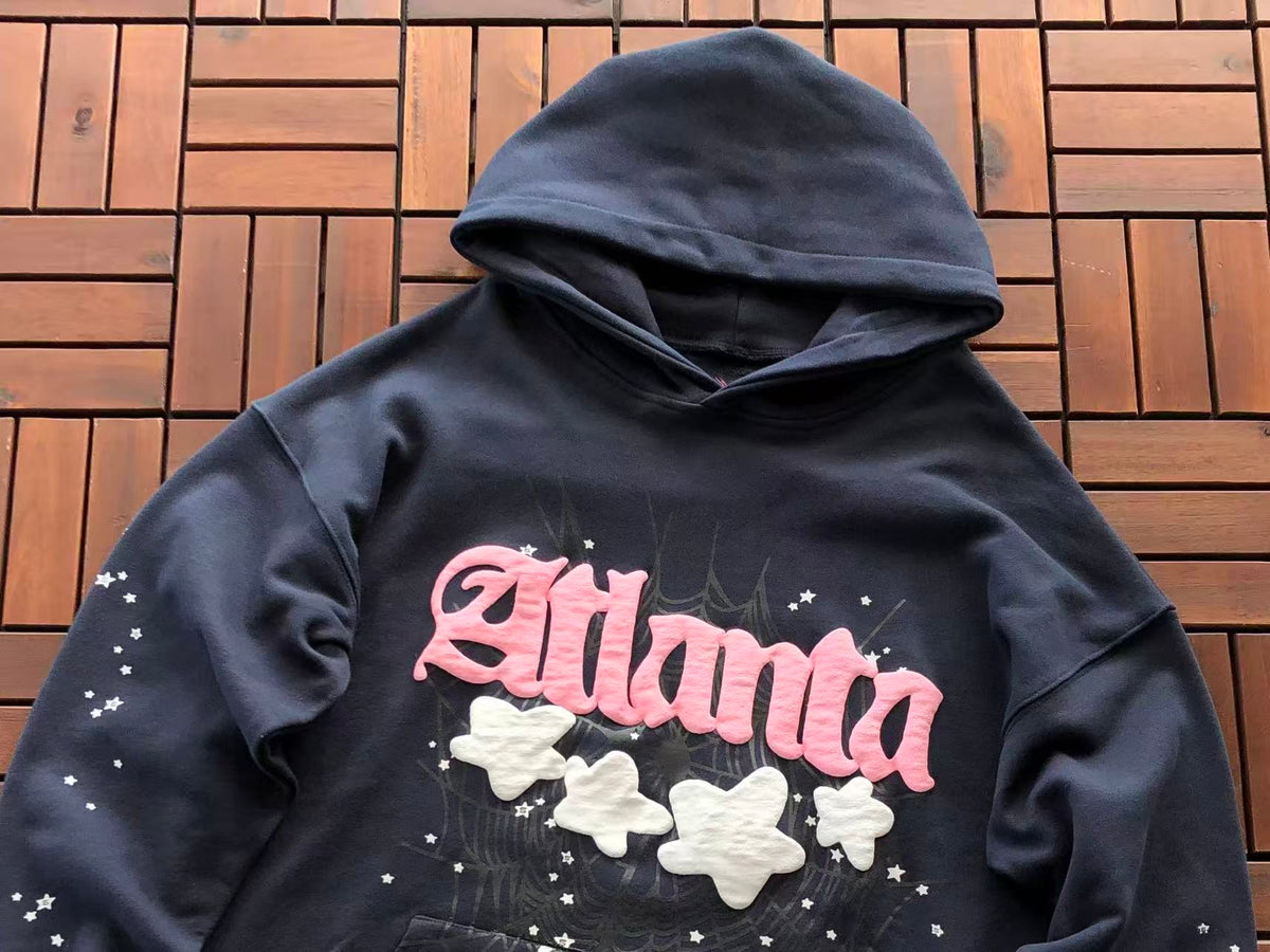 Navy ATL Web Hoodie
