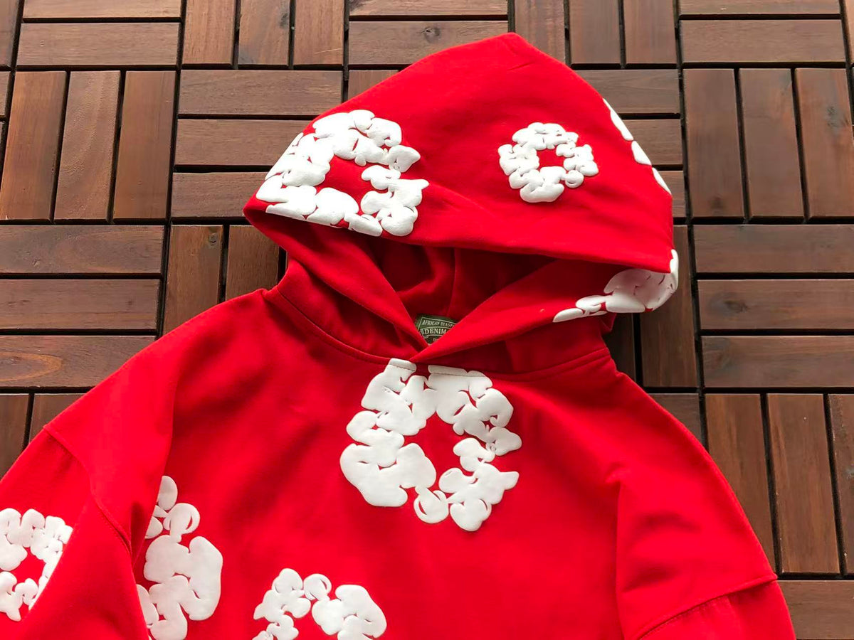Red Wreath Tear Hoodie