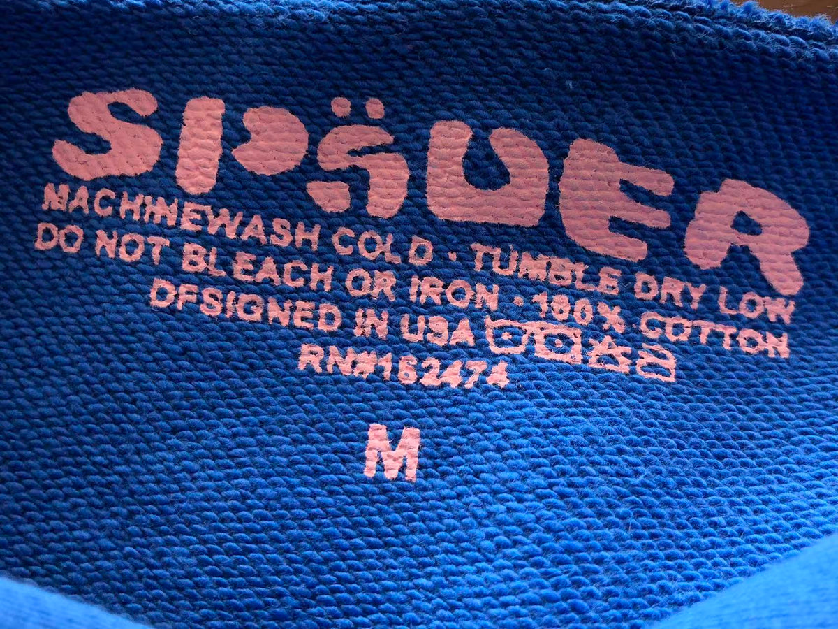 Blue and Pink Web Hoodie
