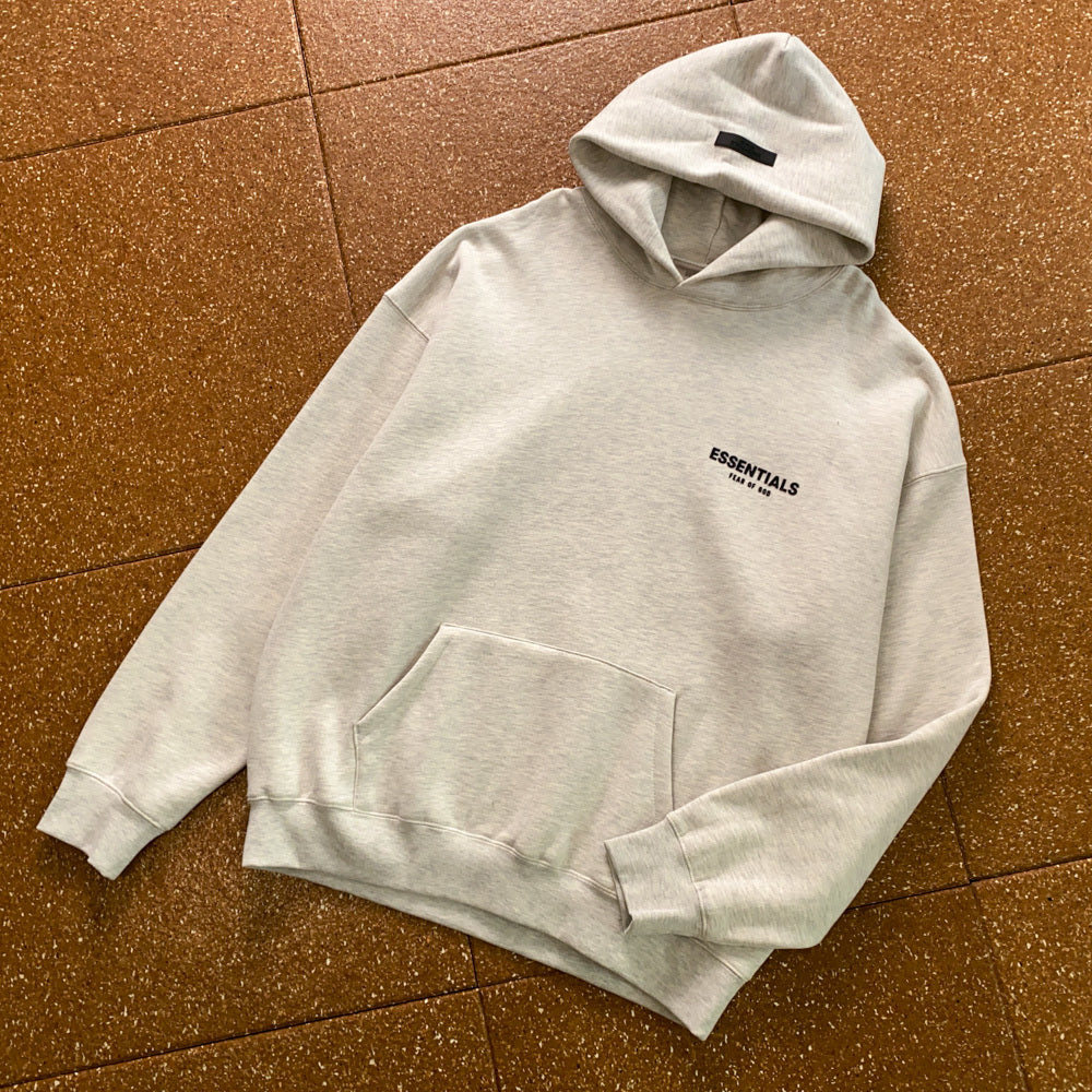 WHITE ESSENTIAL HOODIE