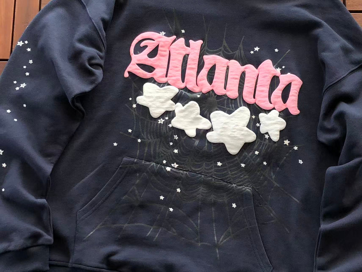 Navy ATL Web Hoodie