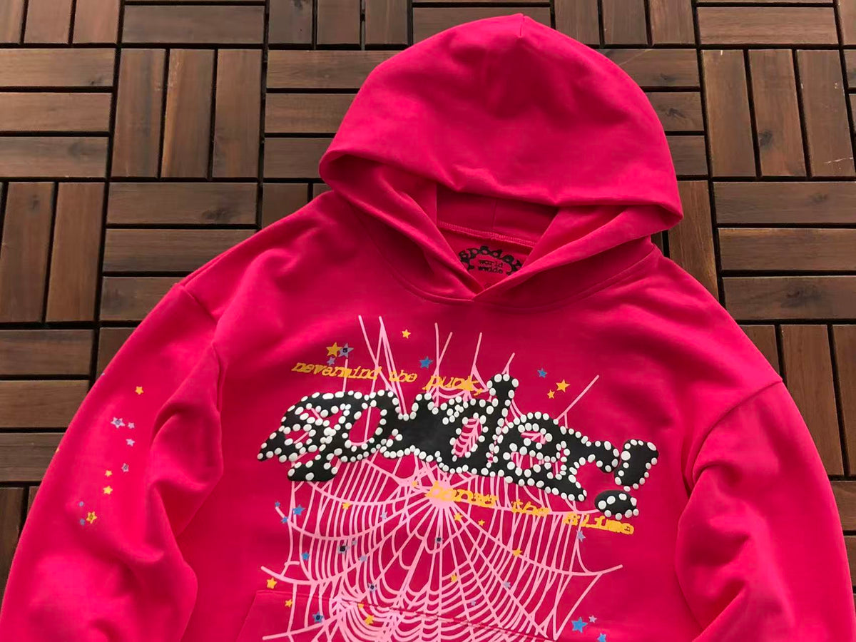 Pink V2 Web Hoodie