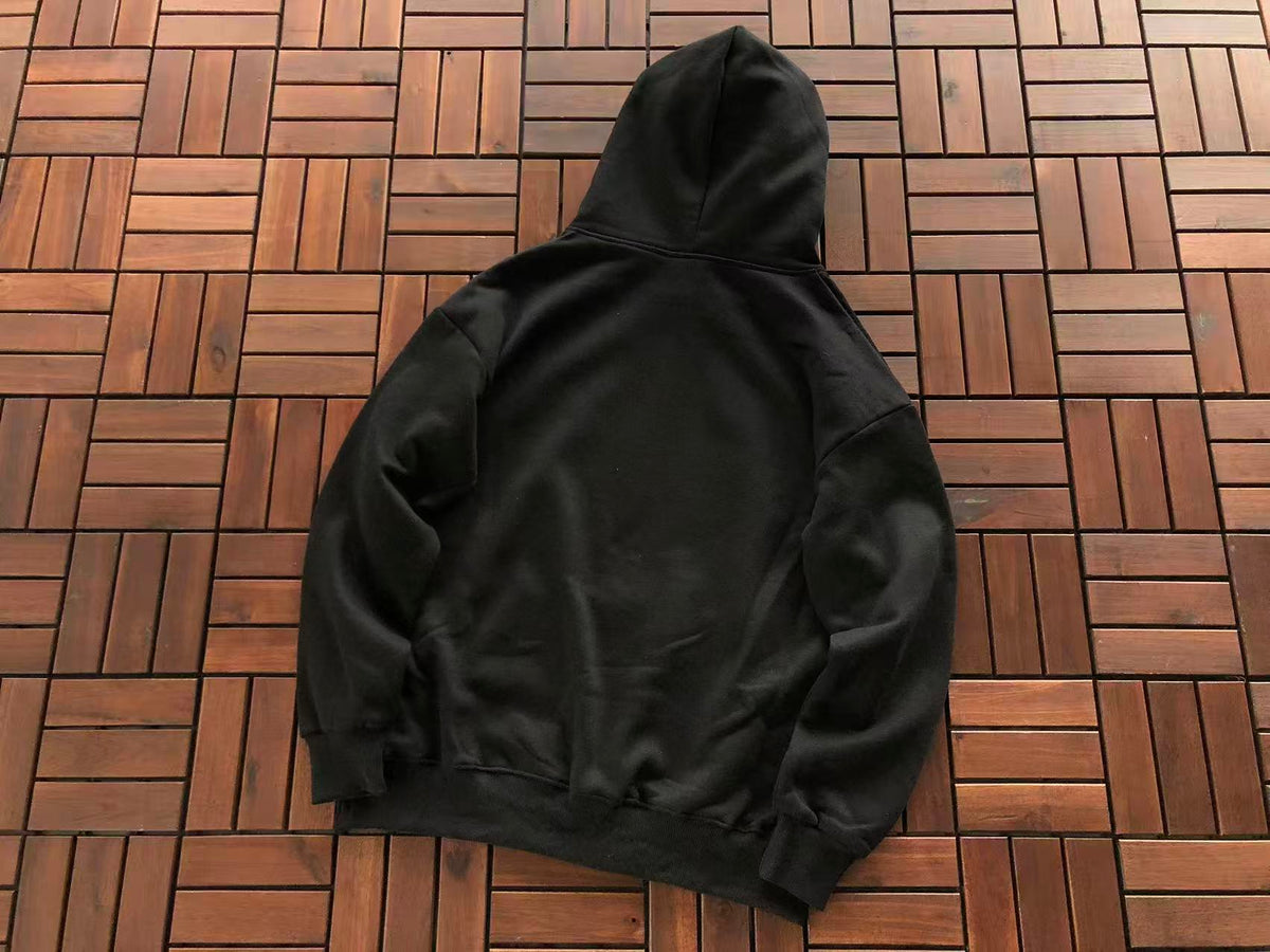 Black and Purple Web Hoodie