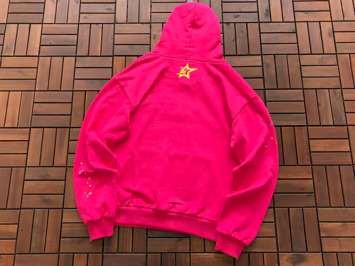 Pink V1 Web Hoodie