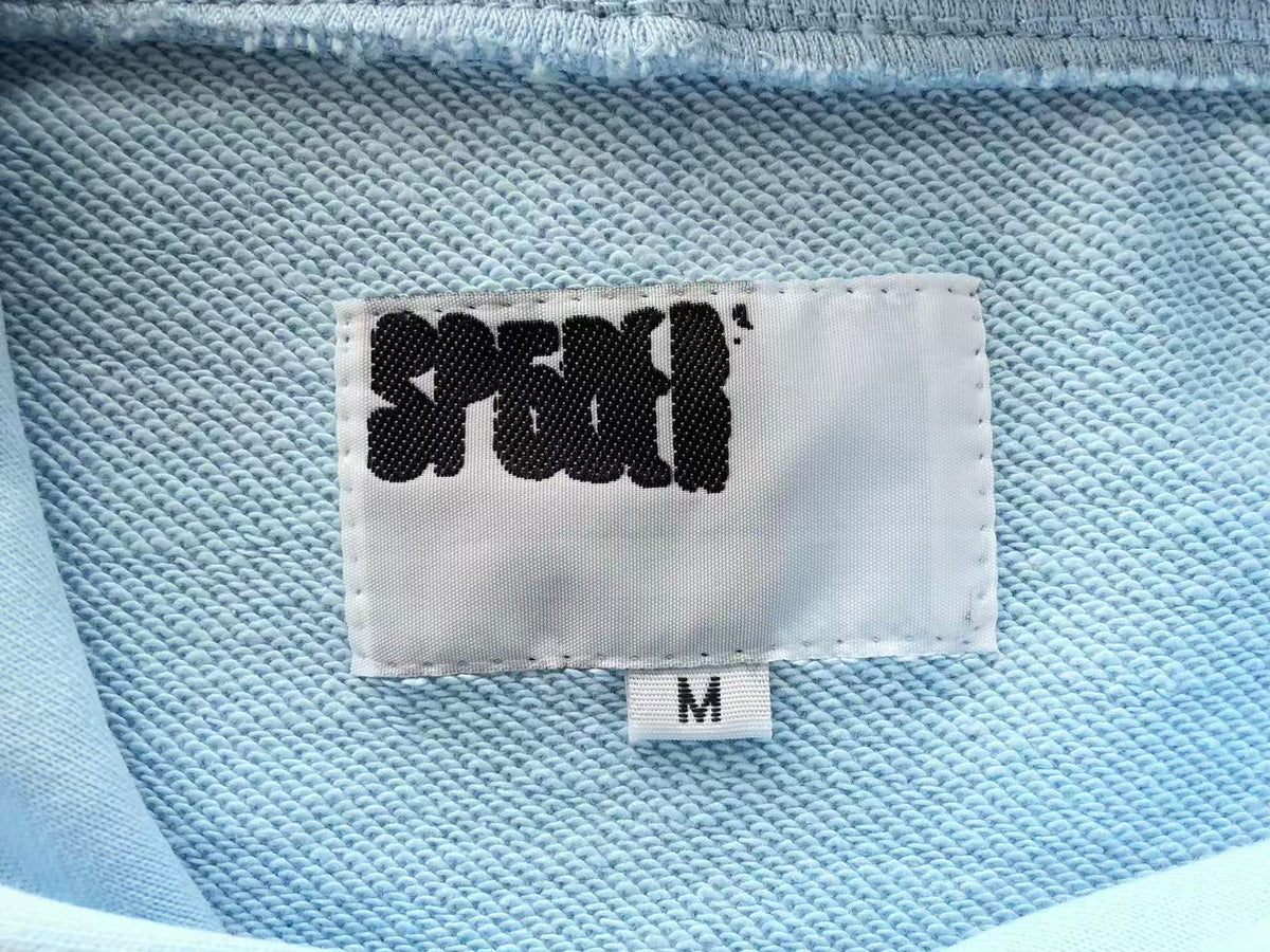 Light Blue Web Hoodie