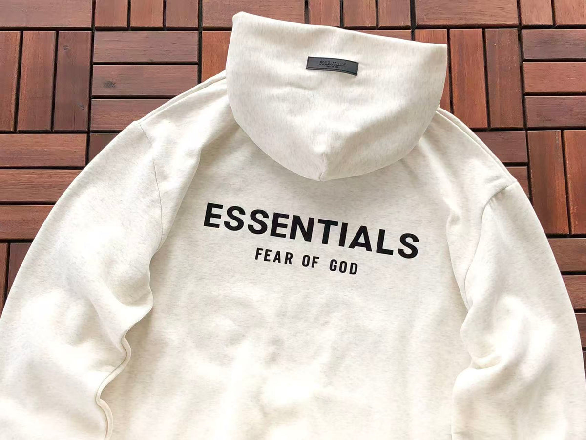Cream Essential Hoodie
