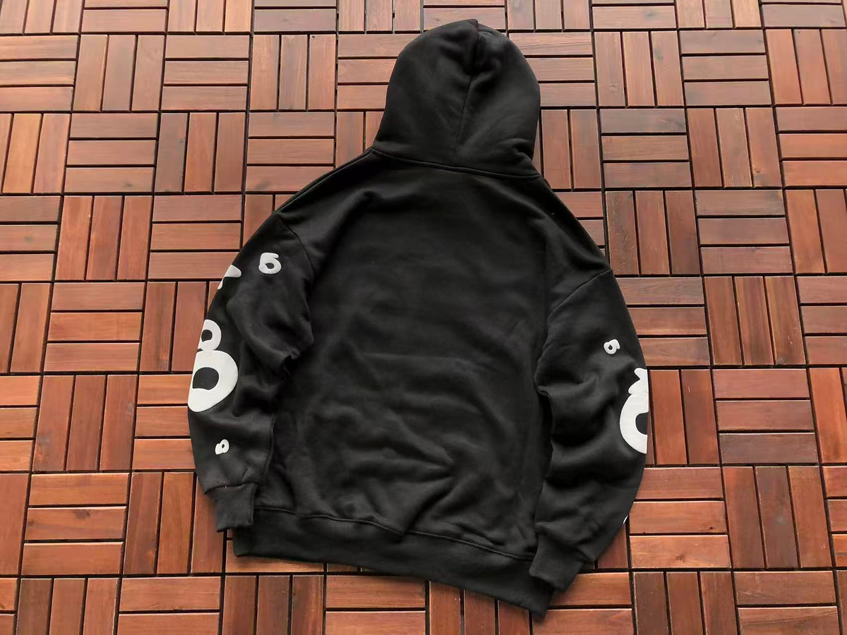 Black and White Web Hoodie