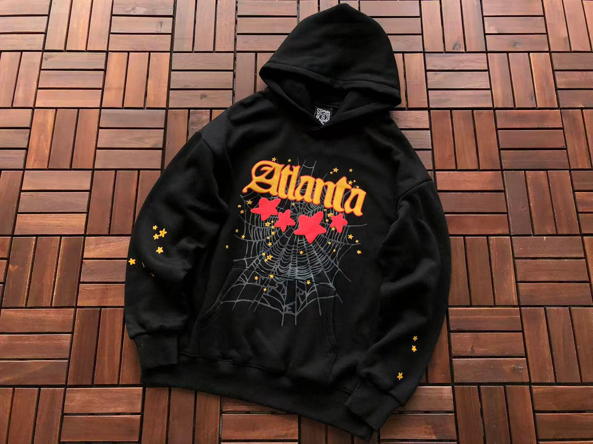Black and Red ATL Web Hoodie